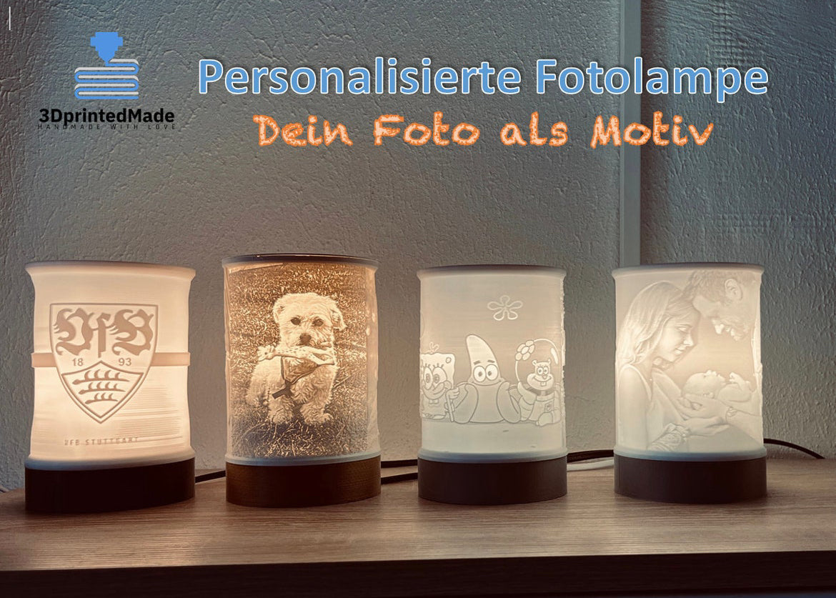 Personalisierte Fotolampe